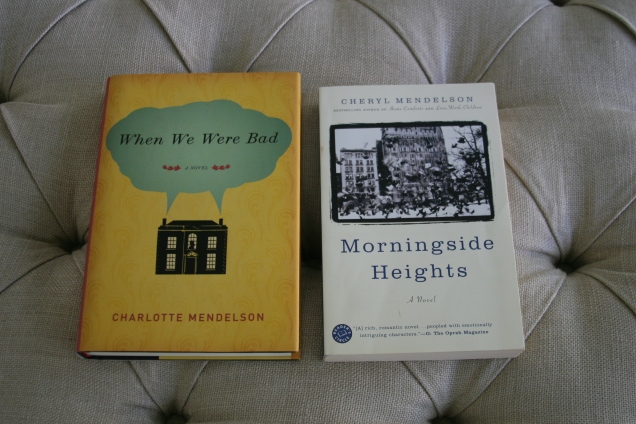 I love Cheryl Mendelson's Morningside Heights Trilogy and first thought Charlotte's novels were by Cheryl. Still, it looked interesting enough to buy anyway.