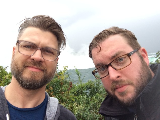 After the absolutely crazy downpour at Niagara Falls.