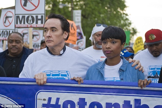 Lee has a great cast including John Cusack as a priest and Jennifer Hudson as the mother of a slain child. Hudson's portrayal was especially moving, knowing that her mother, brother, and nephew were killed by gun violence in Chicago.